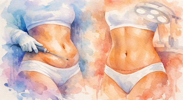 Lipoaspiração ou abdominoplastia: qual escolher?